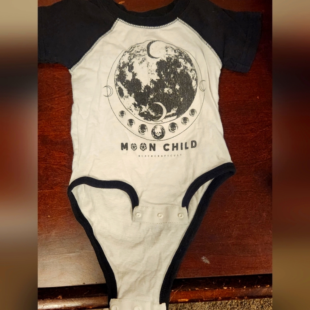 Blackcraft Cult Moon Child Baby Onsie